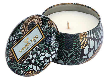 Three Color Tin Scented Candle